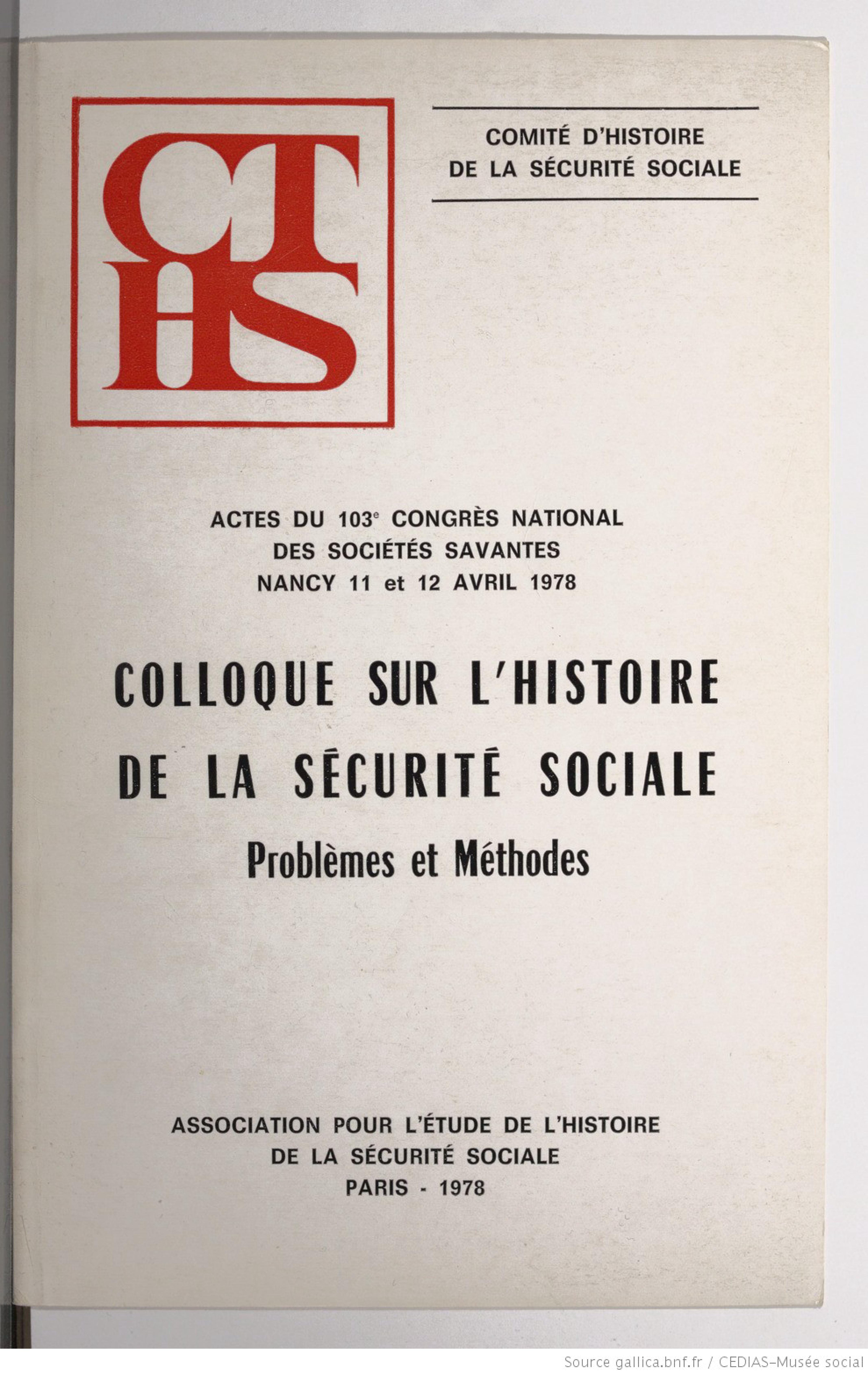 colloque de 1978